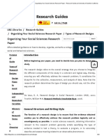 Types of Research Designs - Organizing Your Social Sciences Research Paper - Research Guides at University of Southern California