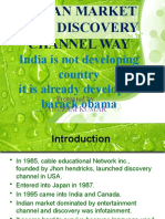 DISCOVERY CHANNEL'S SUCCESS IN INDIA