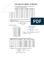 Uji Homogenitas Barllett Manual Vs Ibm Spss