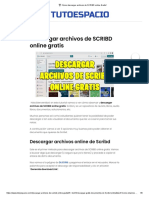 ? Cómo Descargar Archivos de SCRIBD Online Gratis!