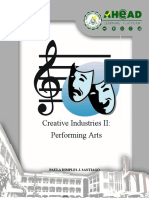 Creative Industries II: Performing Arts: Paula Dimples J. Santiago