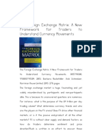 The Foreign Exchange Matrix: A New Framework For Traders To Understand Currency Movements