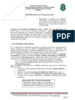 Edital de Matrículas VESTIBULAR #01 - 2021