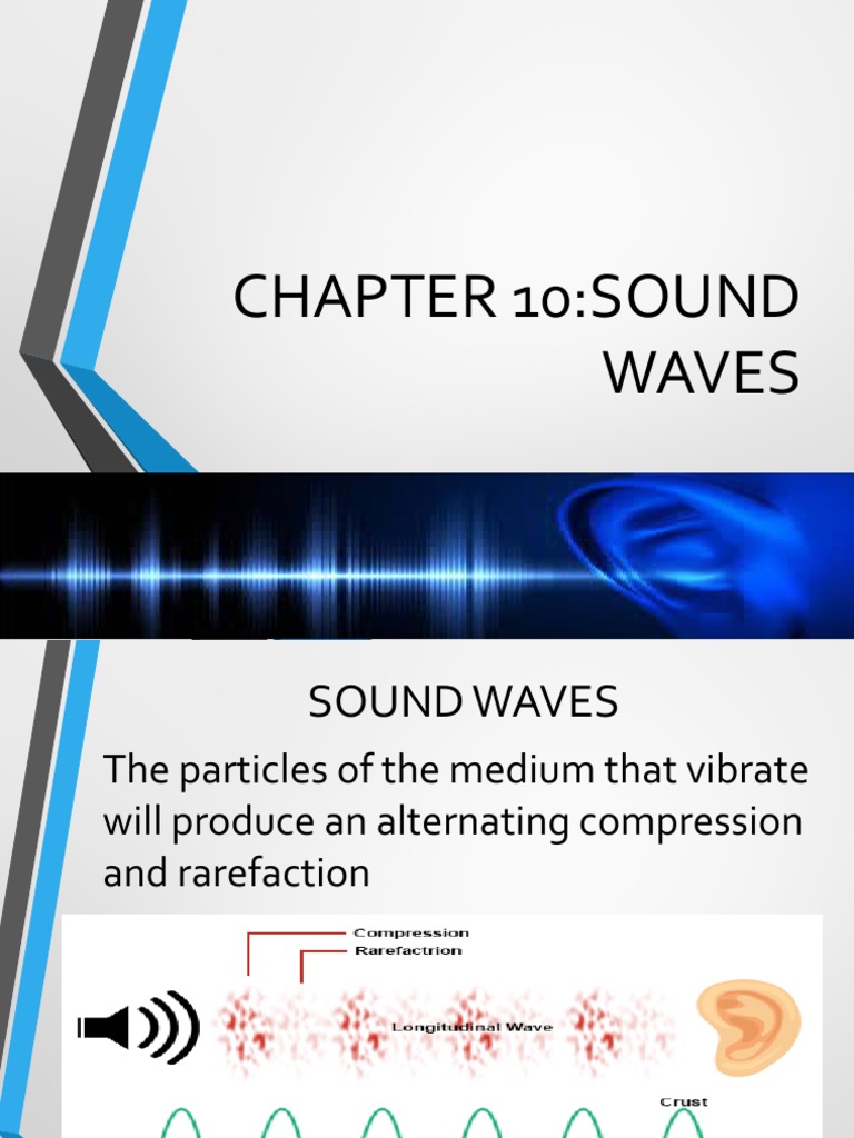 Chapter 10:sound Waves | PDF | Doppler Effect | Sound
