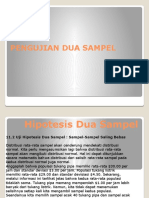 Hipotesis Dua Sampel STATISTIK 2