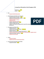 Daftar Document Yang Harus Dilampirkan Untuk Pengajuan IPAK