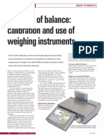 Calibration and Weighing Instruments