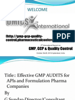 G Sundar Pharmqa Compliance Services India