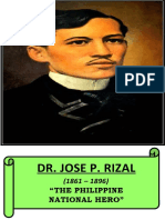 Dr. Jose P. Rizal: "The Philippine National Hero"