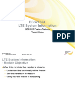 BSS21353 LTE System Information: BSC S15 Feature Training Tommi Heino