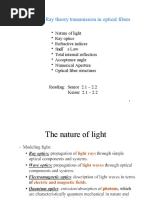 Ray Theory Transmission in Optical Fibers