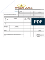 Delivery Fuel For Lacluta Project: No. KM/H Car Number Unit Signature Quantitiy Driver Name Description