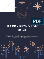 Detailed Border New Year Flyer