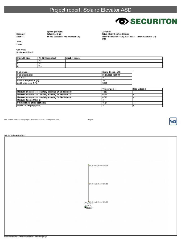 Project Report: Solaire Elevator ASD: System Provider: Customer | PDF ...