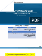 EVALUASI TIM SATGAS Dept. Umum