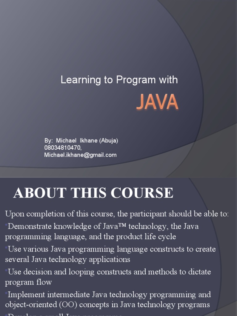 Java Programming | PDF | Method (Computer Programming) | Integer ...