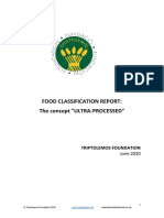 Food Classification Report - The Concept of Ultra-Processed Food