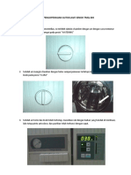 Cara Pengoperasian Autoclave Senoh TMQ 300