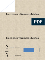 Fracciones y numeros mixtos