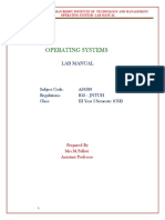 Os Latest Lab Manual With Objectives
