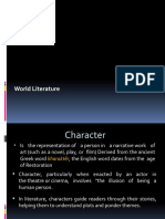 Character Development in World Literature