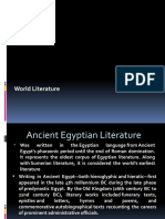 Ancient Egyptian Literature: From Hieroglyphs to the Edwin Smith Papyrus