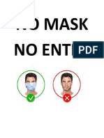 No Mask No Entry