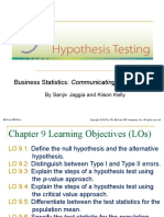 Chapter 9 Hypothesis Testing