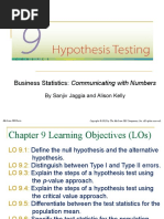 Chapter 9 Hypothesis Testing