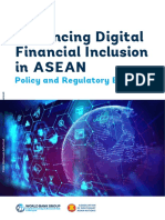 Advancing Digital Financial Inclusion in Asean: Policy and Regulatory Enablers