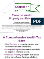 Taxes On Wealth Property and Estates