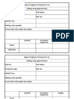 QA-R-26 Rework Record Sheet