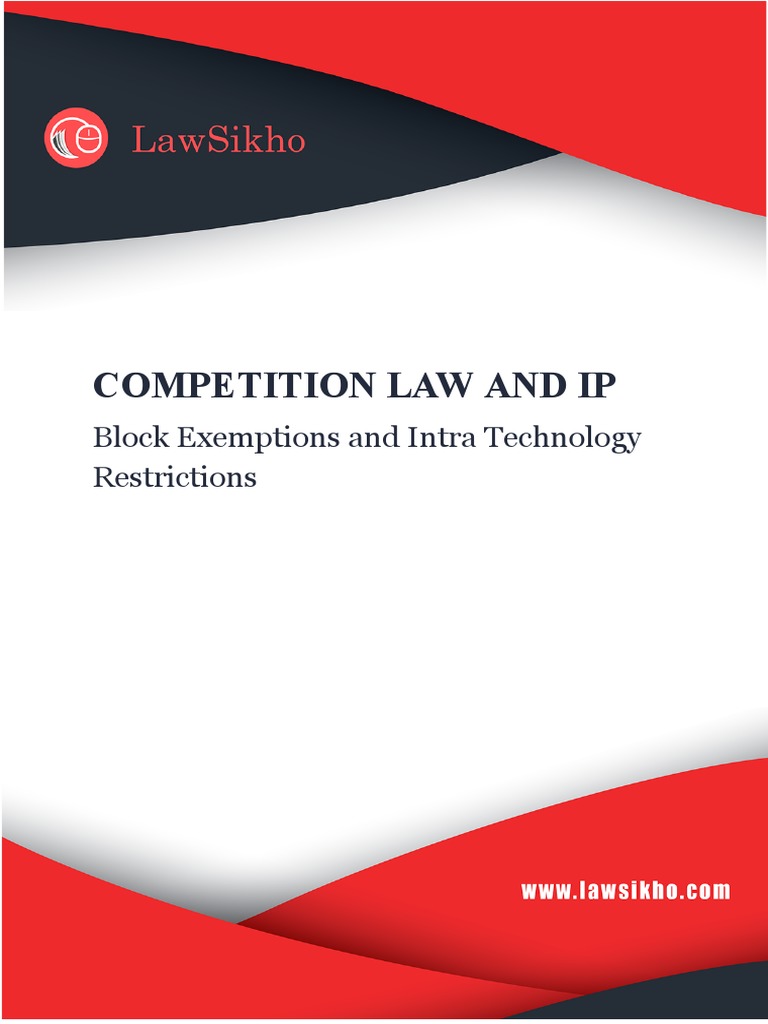 Block Exemptions and Intra Technology Restrictions PDF License Economics Of Regulation