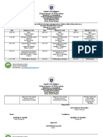 Training Matrix LAC 3 DAYS