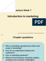 Lecture Week 1: Introduction To Marketing