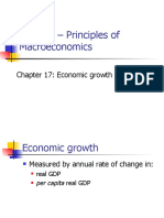 Eco 200 - Principles of Macroeconomics: Chapter 17: Economic Growth