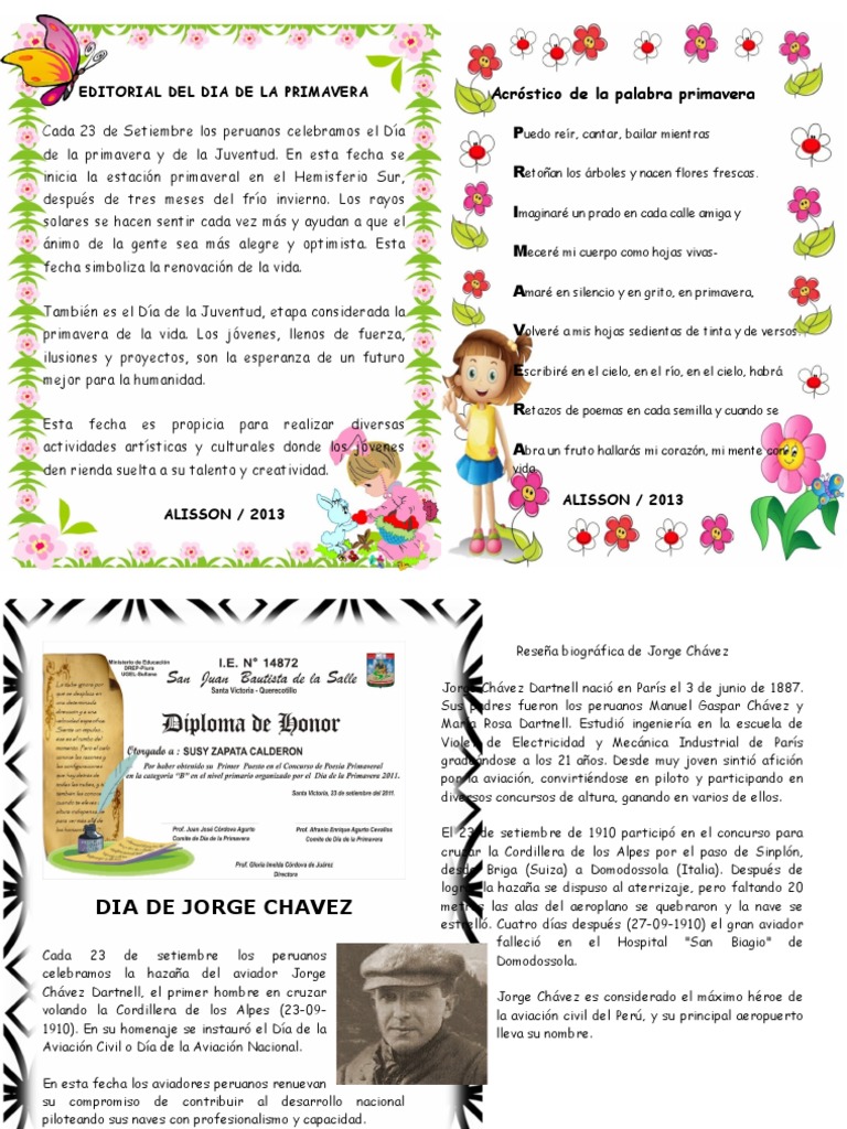 Celebración del Día de la Primavera | PDF