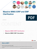 Massive MIMO EIRP and EMF For VFUK