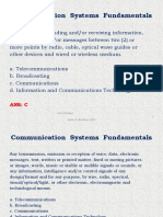 Communication Systems Fundamentals