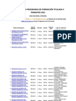 Programas Regional Córdoba