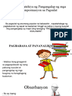 Ibat-Ibang Estratehiya NG Pangangalap NG Mga Datos