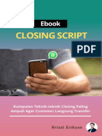 Ebook Closing Script
