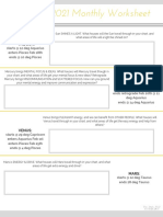 February 2021 Monthly Worksheet: The Sun