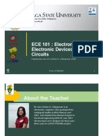 Araga Tate Niversity: ECE 101: Electronics 1: Electronic Devices and Circuits