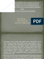 Keselamatan Pasien Dan Keselamatan Kesehatan Kerja Dalam Keperawatan