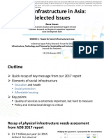 Session 1.1 - Social Infrastructure in Asia - Selected Issues