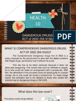 Dangerous Drugs Act of 2002 (RA 9165)