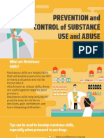 Prevention and Control of Substance Use and Abuse