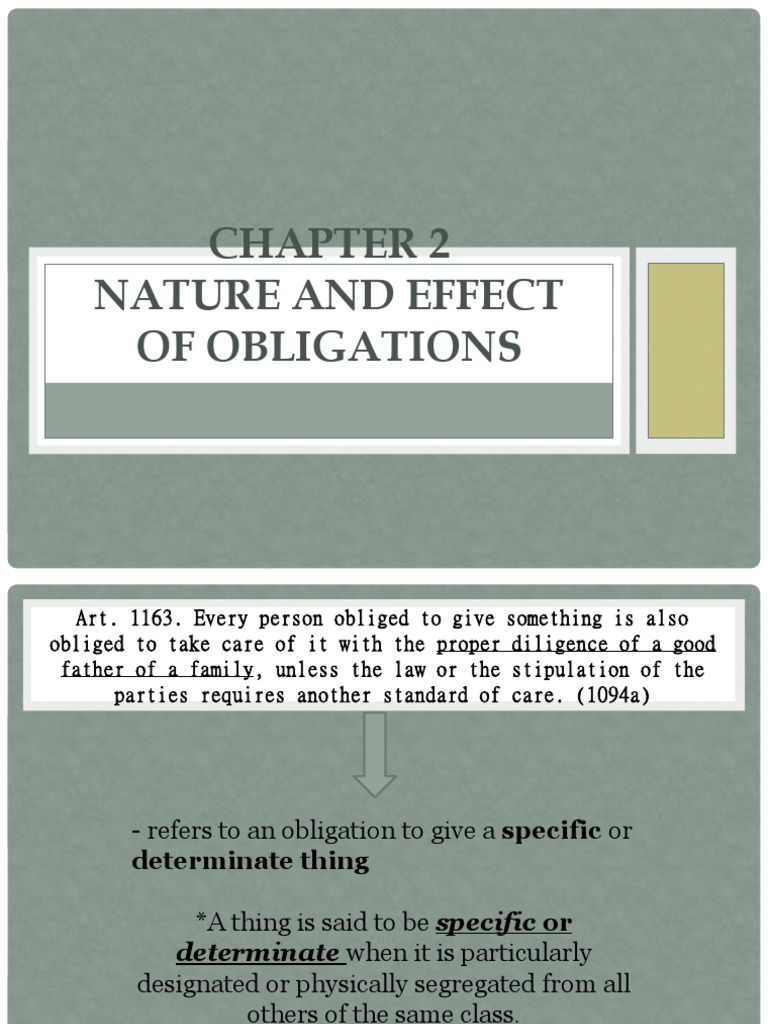 Nature and Effects of Obligations | PDF | Negligence | Interest
