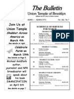The Bulletin: Union Temple of Brooklyn